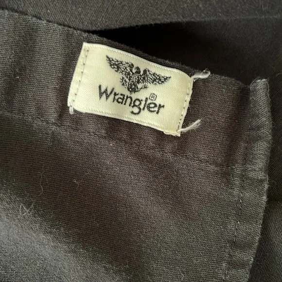 Wrangler Men's Black Casual Button Down Shirt - Picture 12 of 12